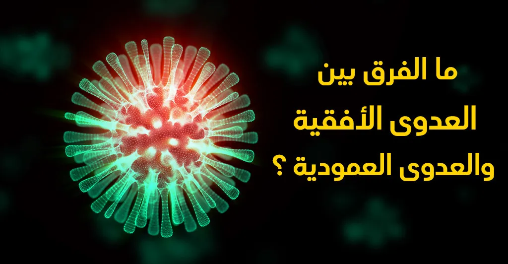 ما الفرق بين العدوى الأفقيّة والعدوى العموديّة ؟